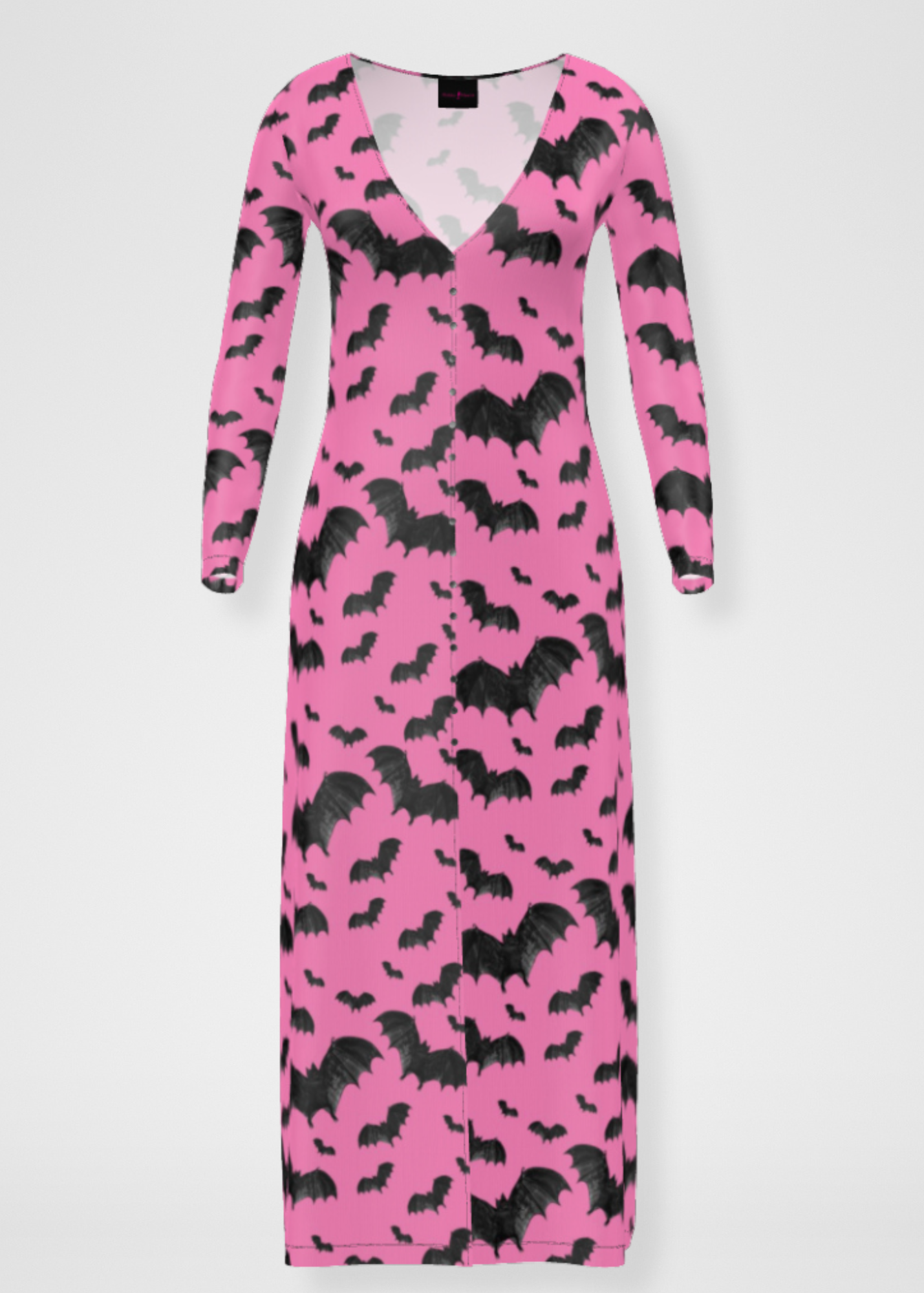 Bats Duster Cardigan - Pink