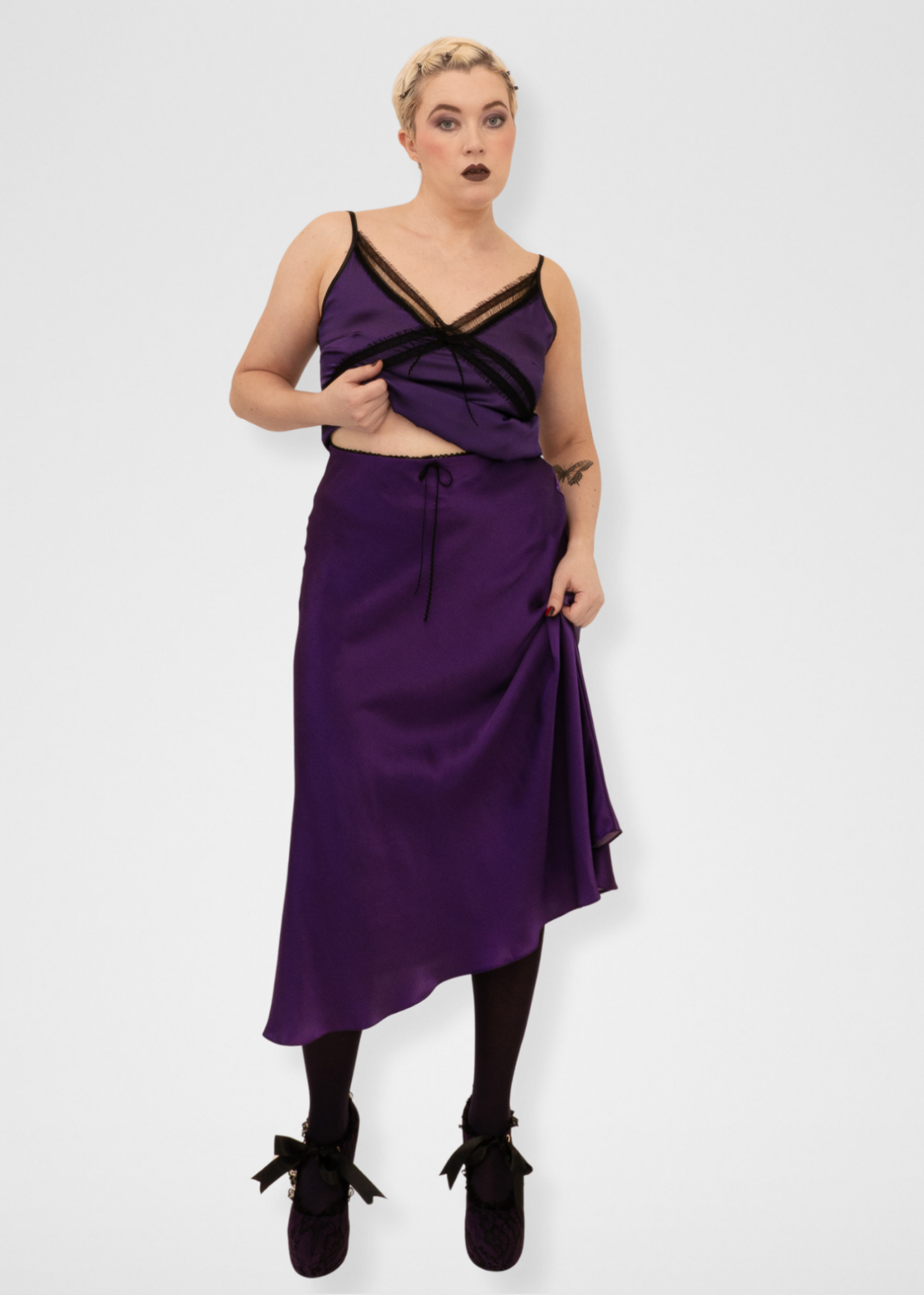 Silk Camisole - Dark Purple