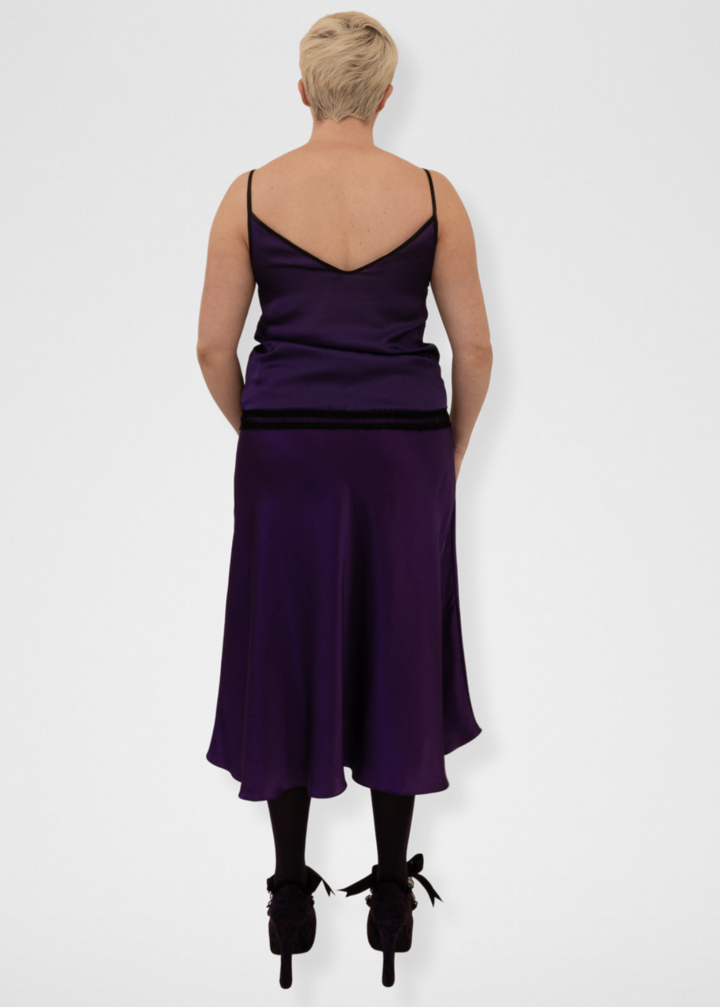 Silk Camisole - Dark Purple