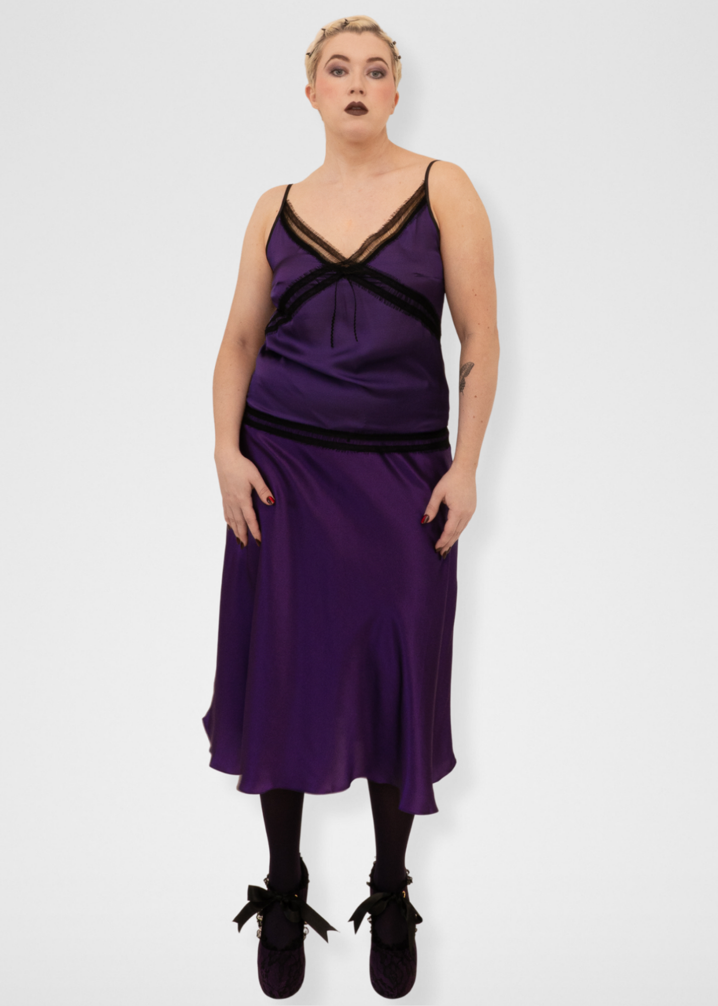 Silk Camisole - Dark Purple