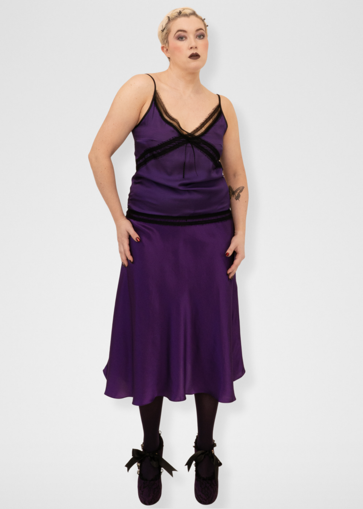 Silk Camisole - Dark Purple