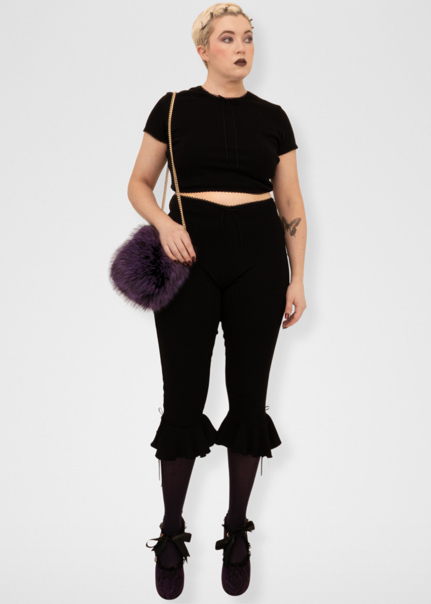 Vintage Chain Faux Fur Clutch - Limited