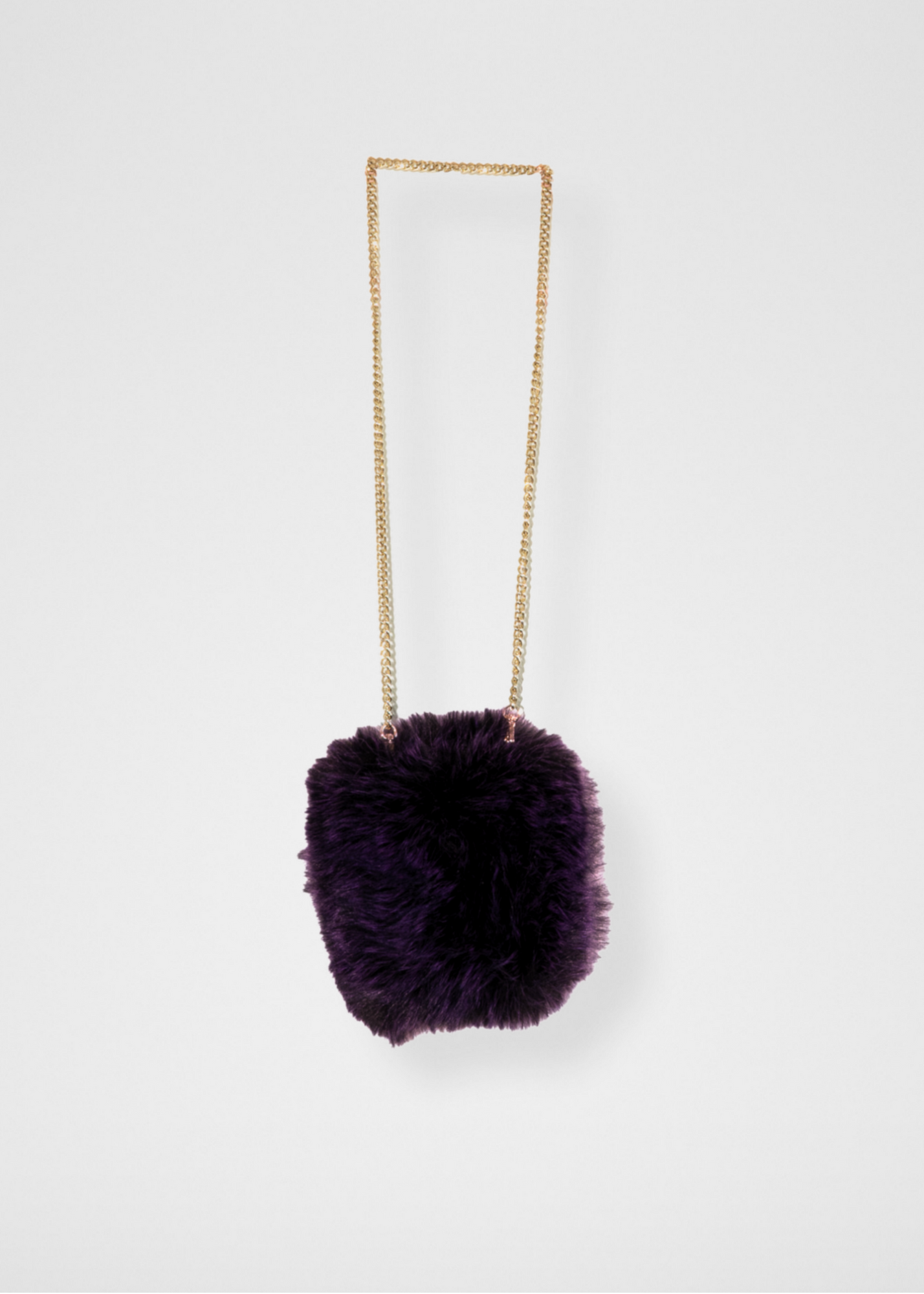Vintage Chain Faux Fur Clutch - Limited