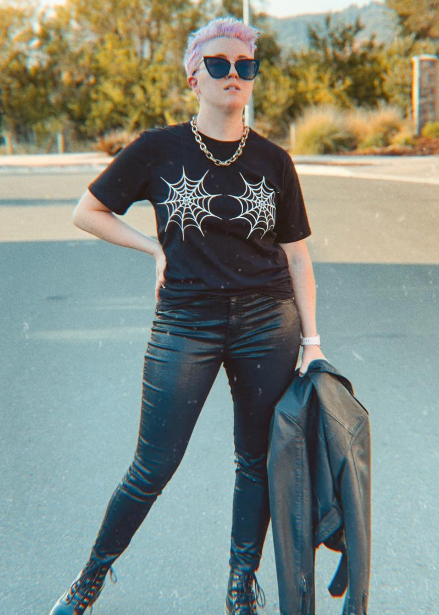 Spider Boob Short Sleeve Tee