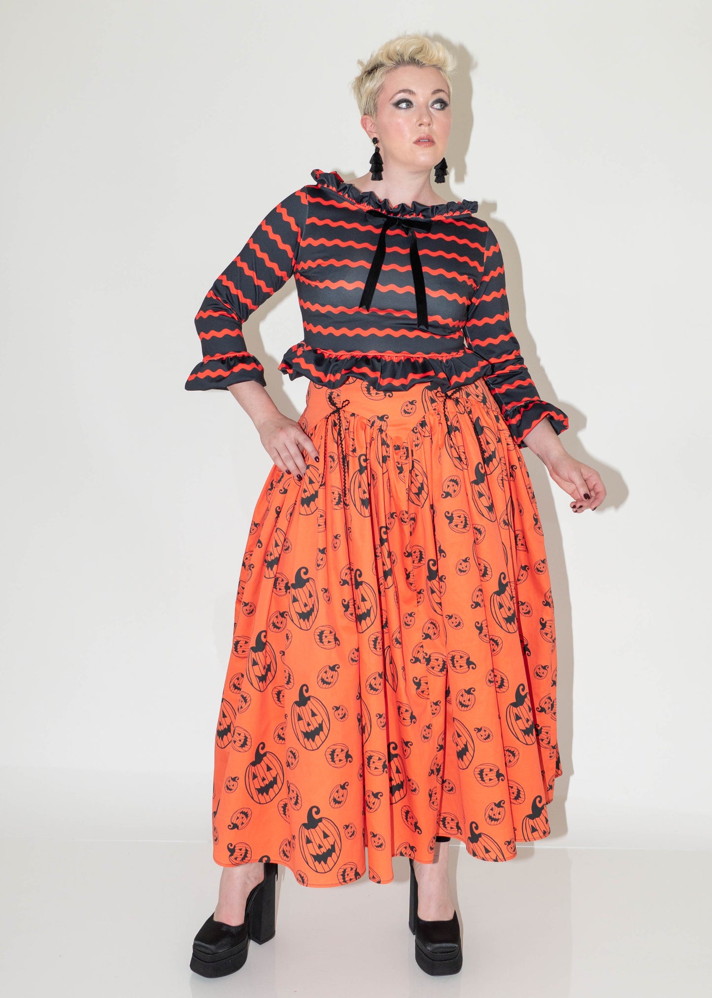 The Ricky Top - Neon Orange Ric Rac