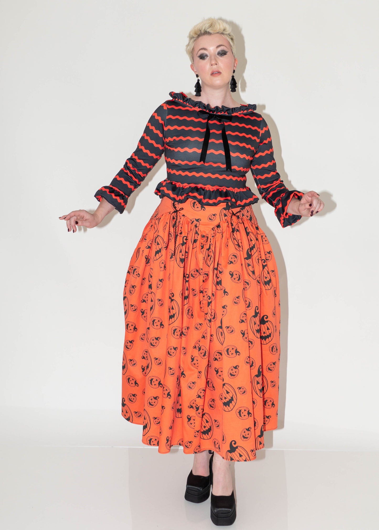 The Ricky Top - Neon Orange Ric Rac