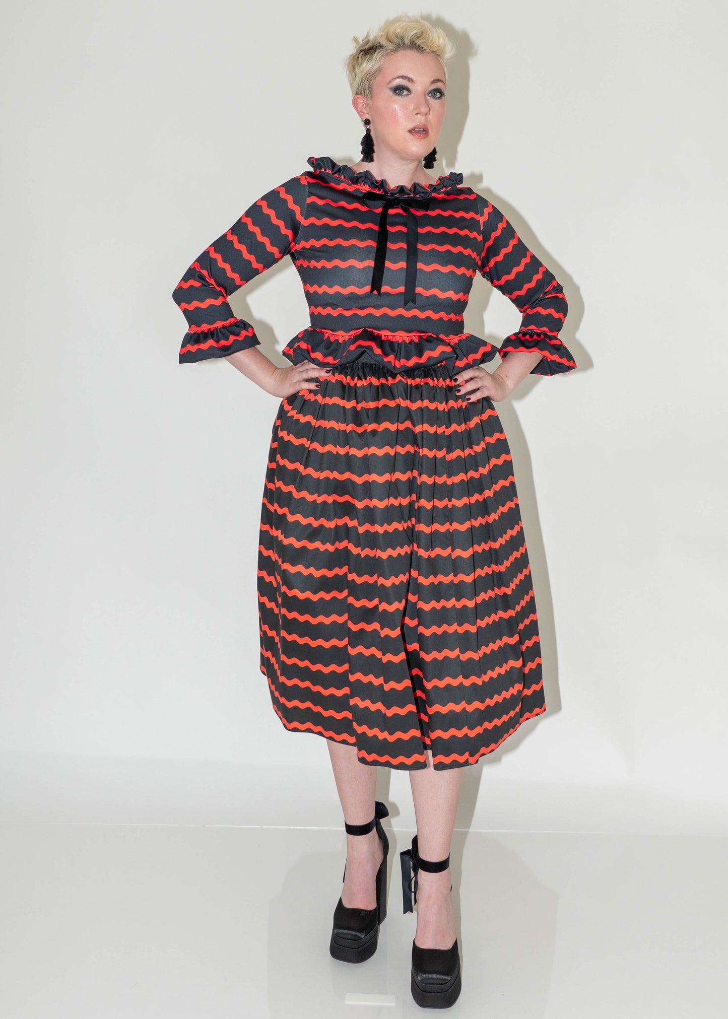 The Ricky Top - Neon Orange Ric Rac