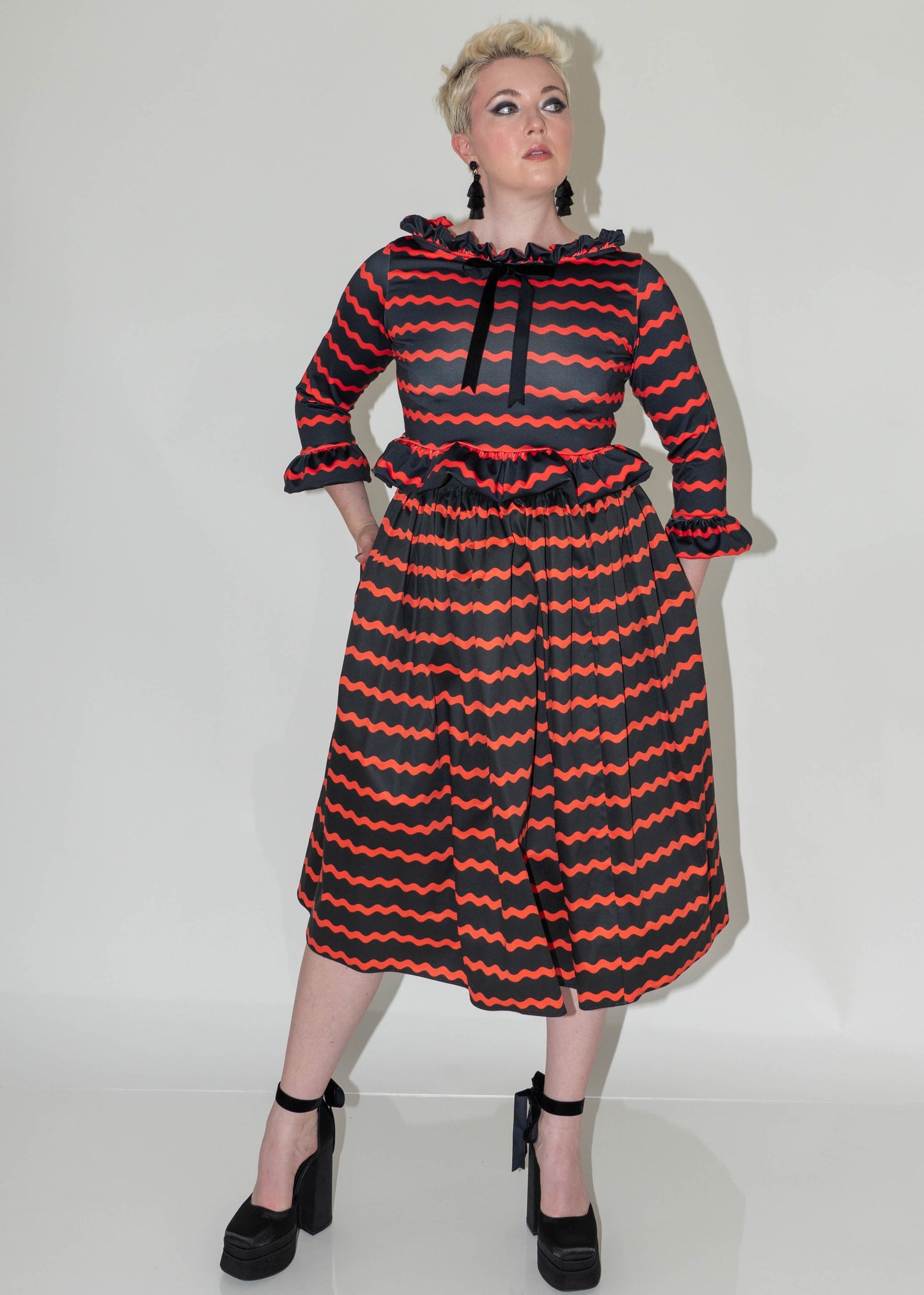The Ricky Top - Neon Orange Ric Rac