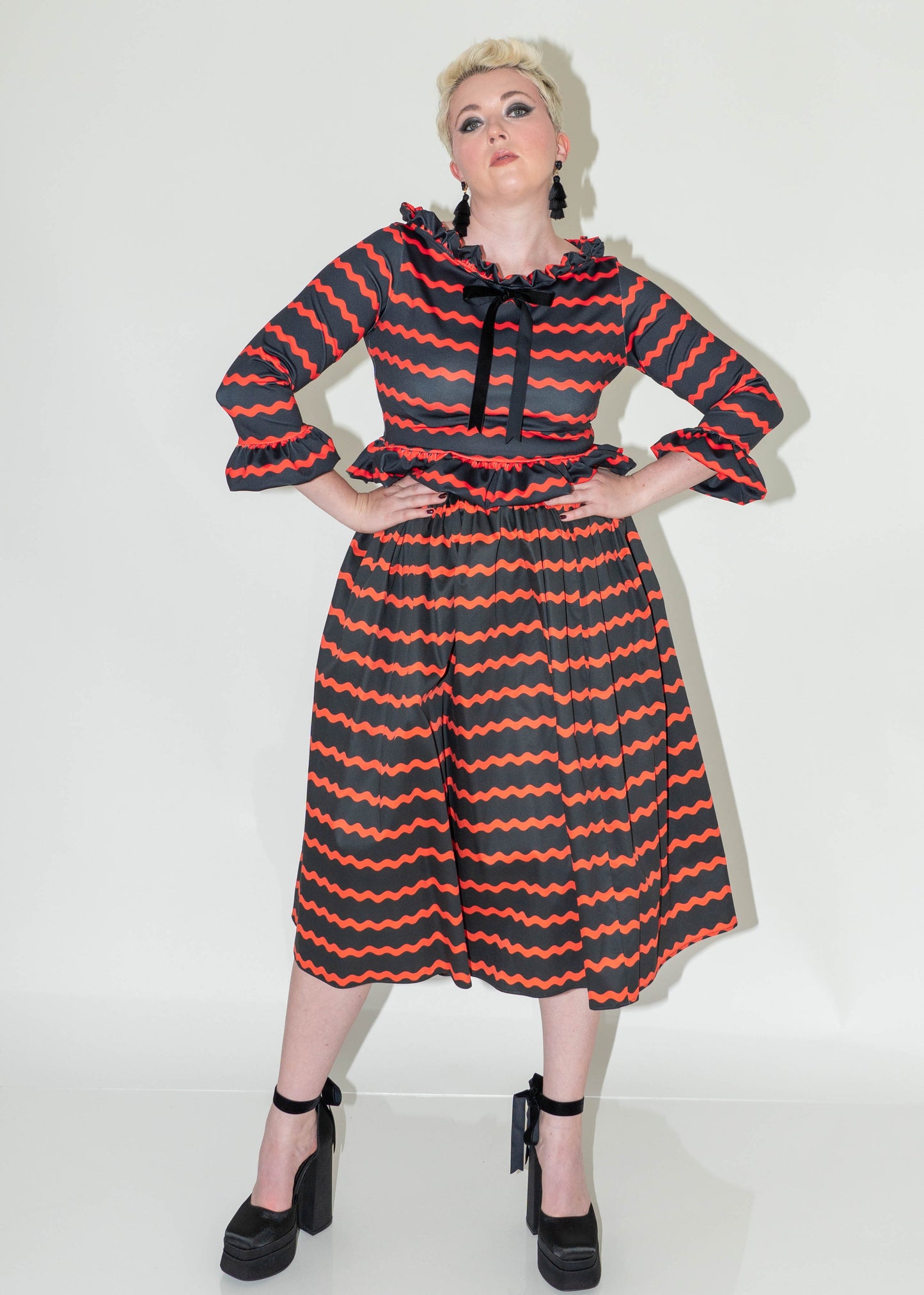 The Ricky Top - Neon Orange Ric Rac