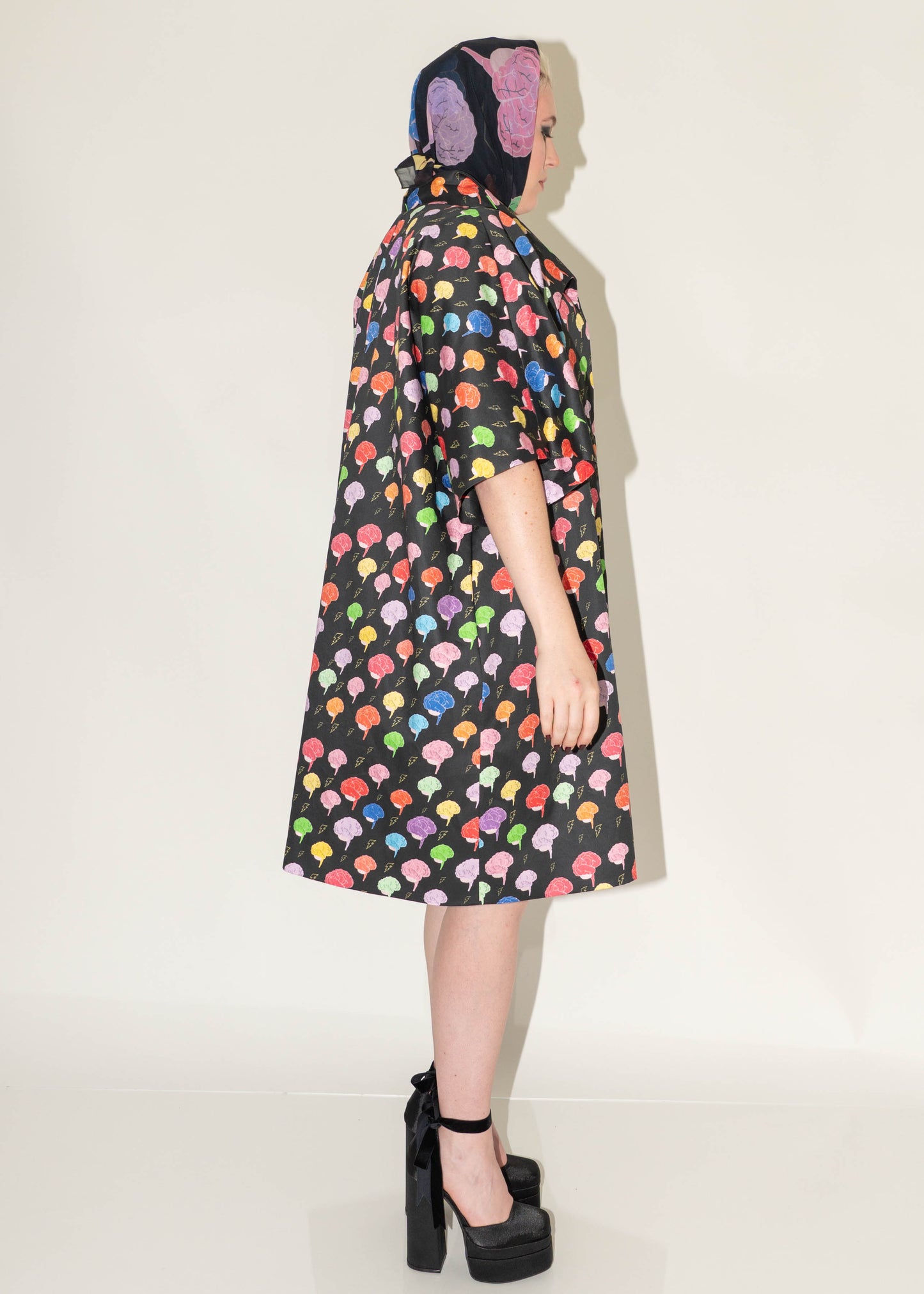 I Love Your Brain Silk Chiffon Scarf
