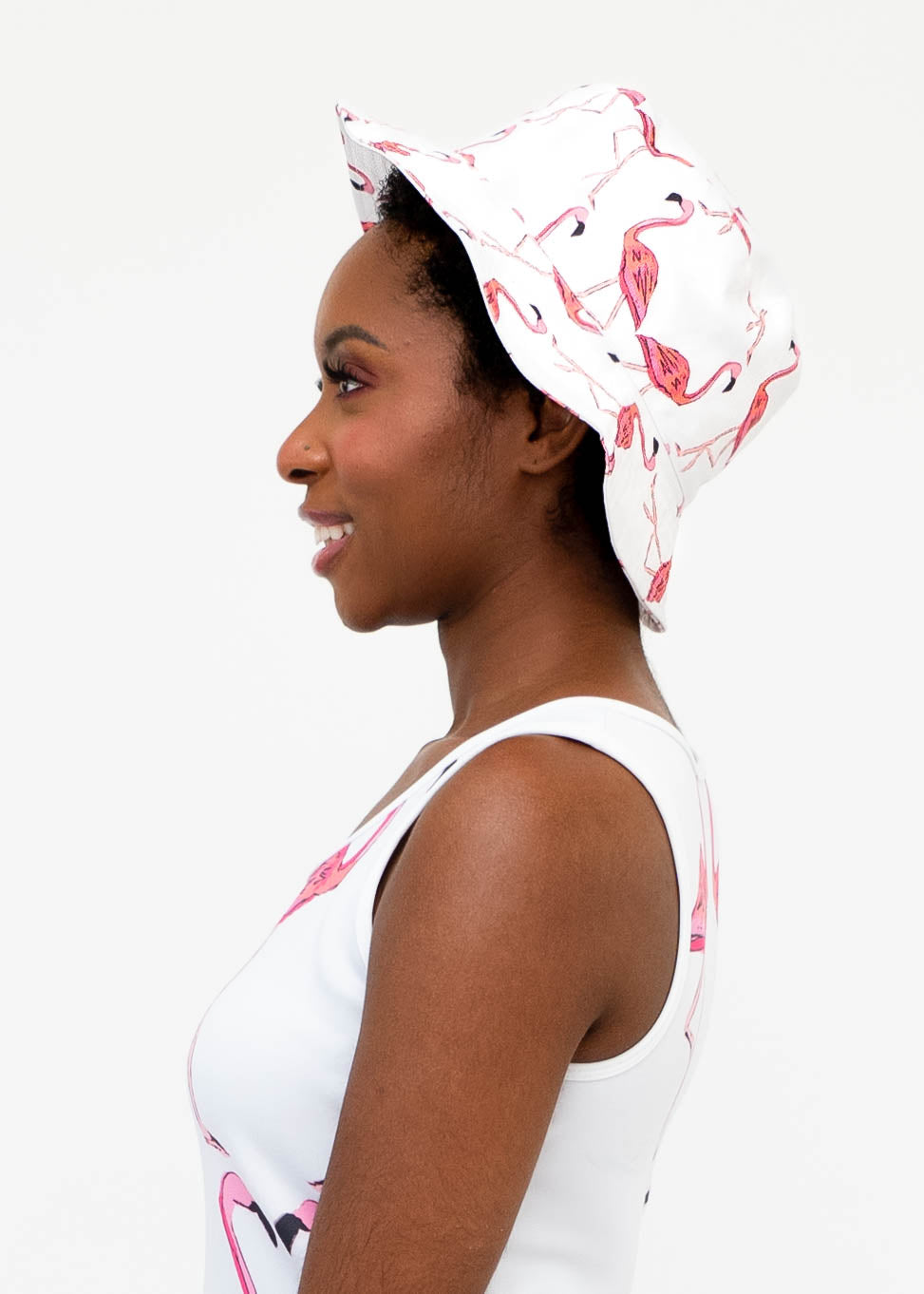 Bucket Hat - Let's Flamingle Flamingos Print