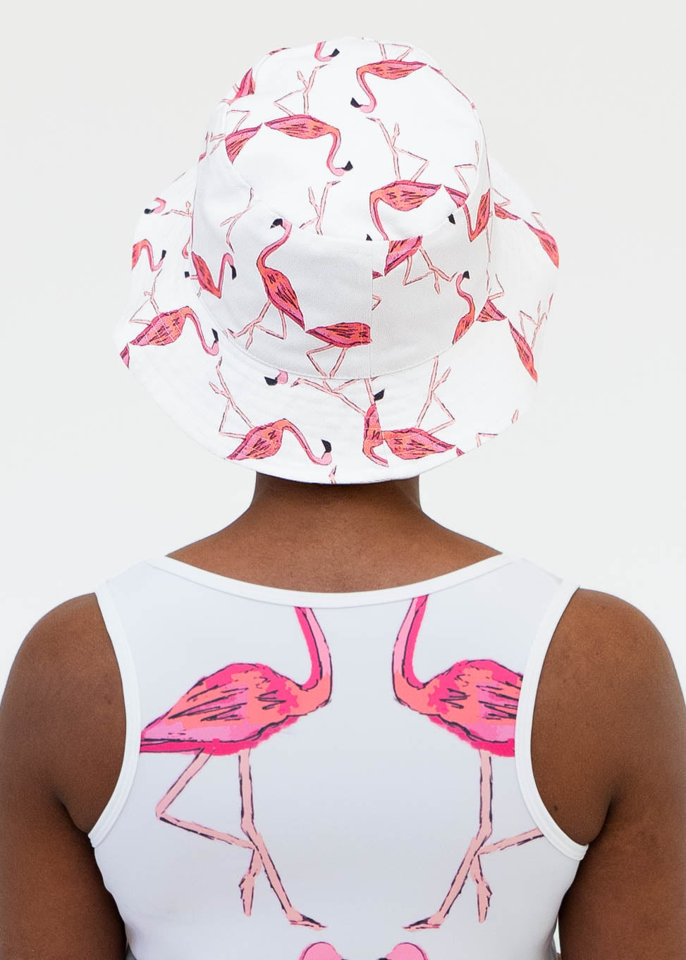 Bucket Hat - Let's Flamingle Flamingos Print