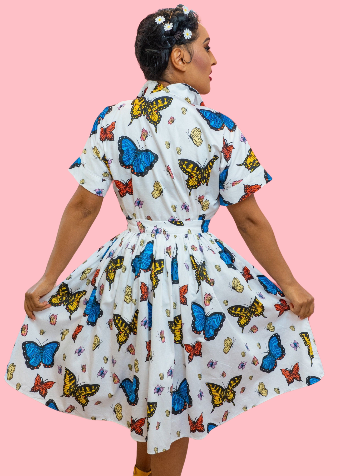 The Lucille Playsuit - Butterflies Print