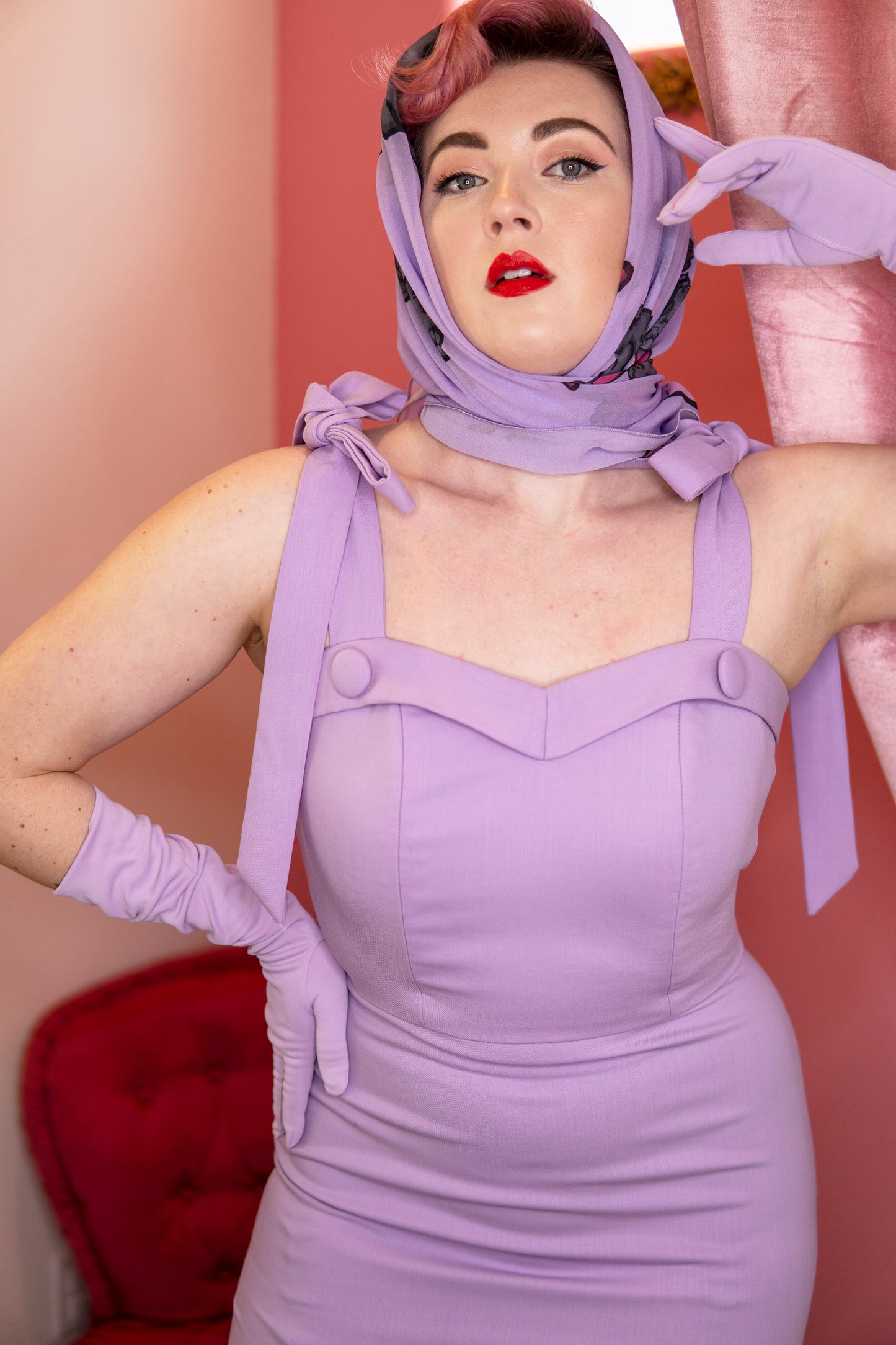 The Billie Lavender Dress