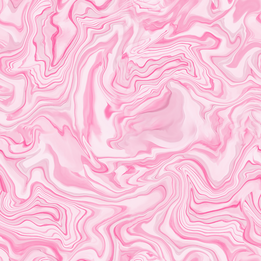 Rose Quartz Geode Sheer Silk Georgette Scarf - Pink
