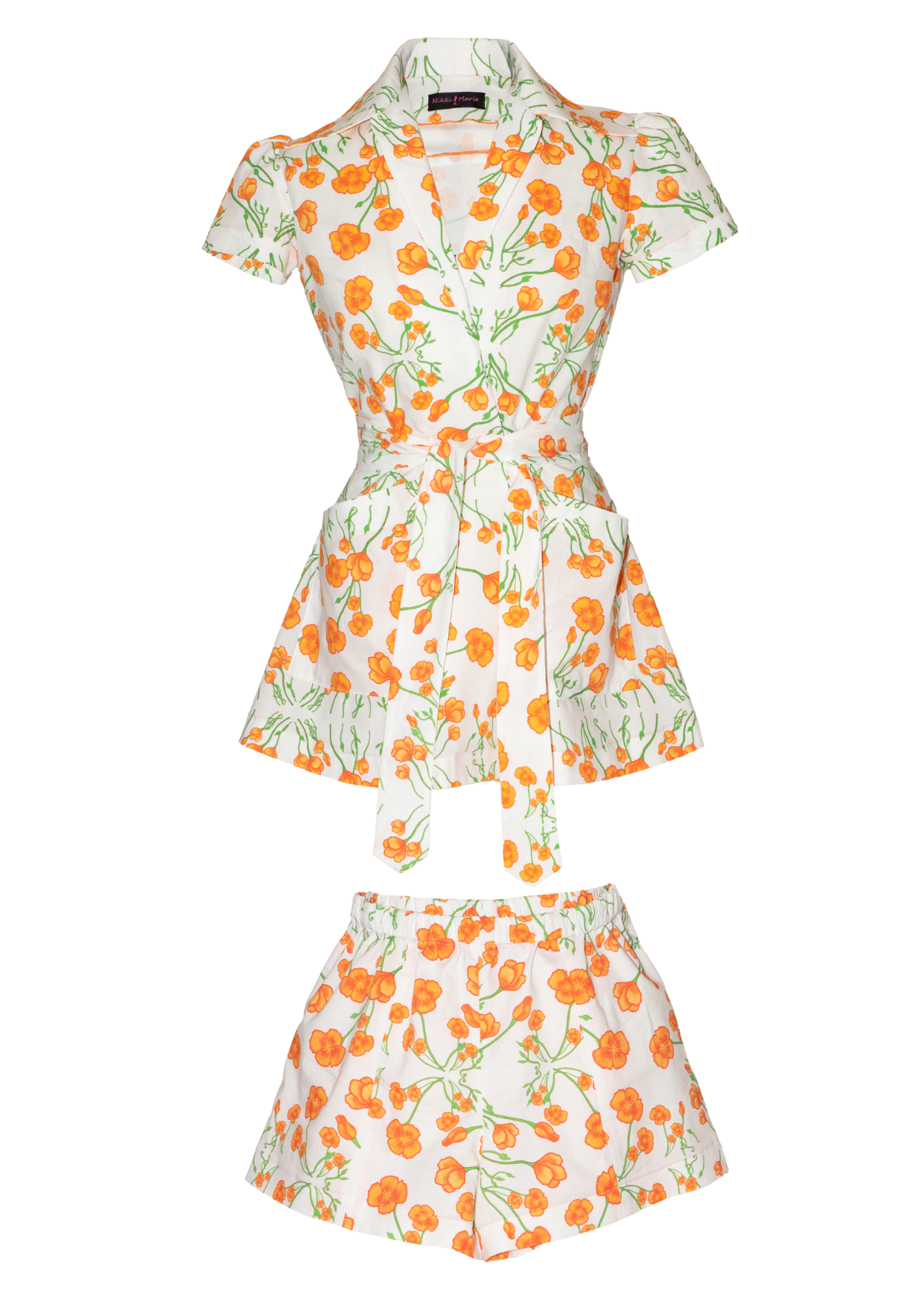 The Mad California Poppies Playsuit