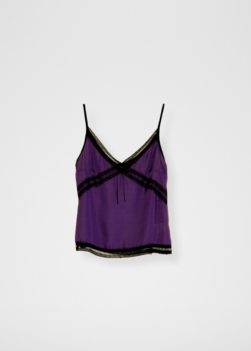 Silk Camisole - Dark Purple