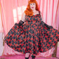 SAMPLE The Marilyn Full Circle Dress - Filakia Kisses Print - Black & Red Size 3X