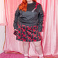 SAMPLE Filakia Kisses Print - Scuba Knit Knee Length Skirt - Black Size 3X