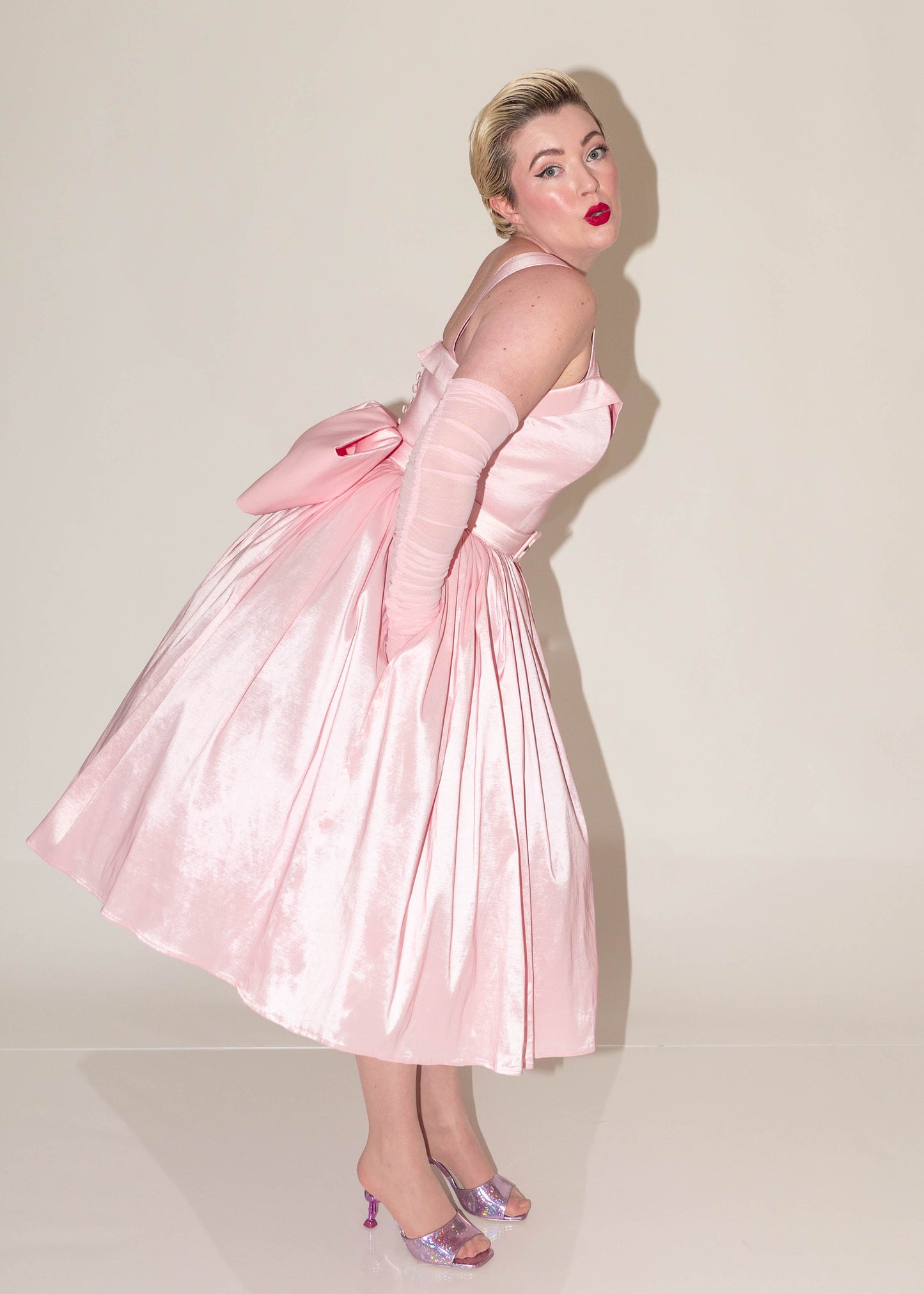 Valentina Dress Baby Pink + Custom Colors