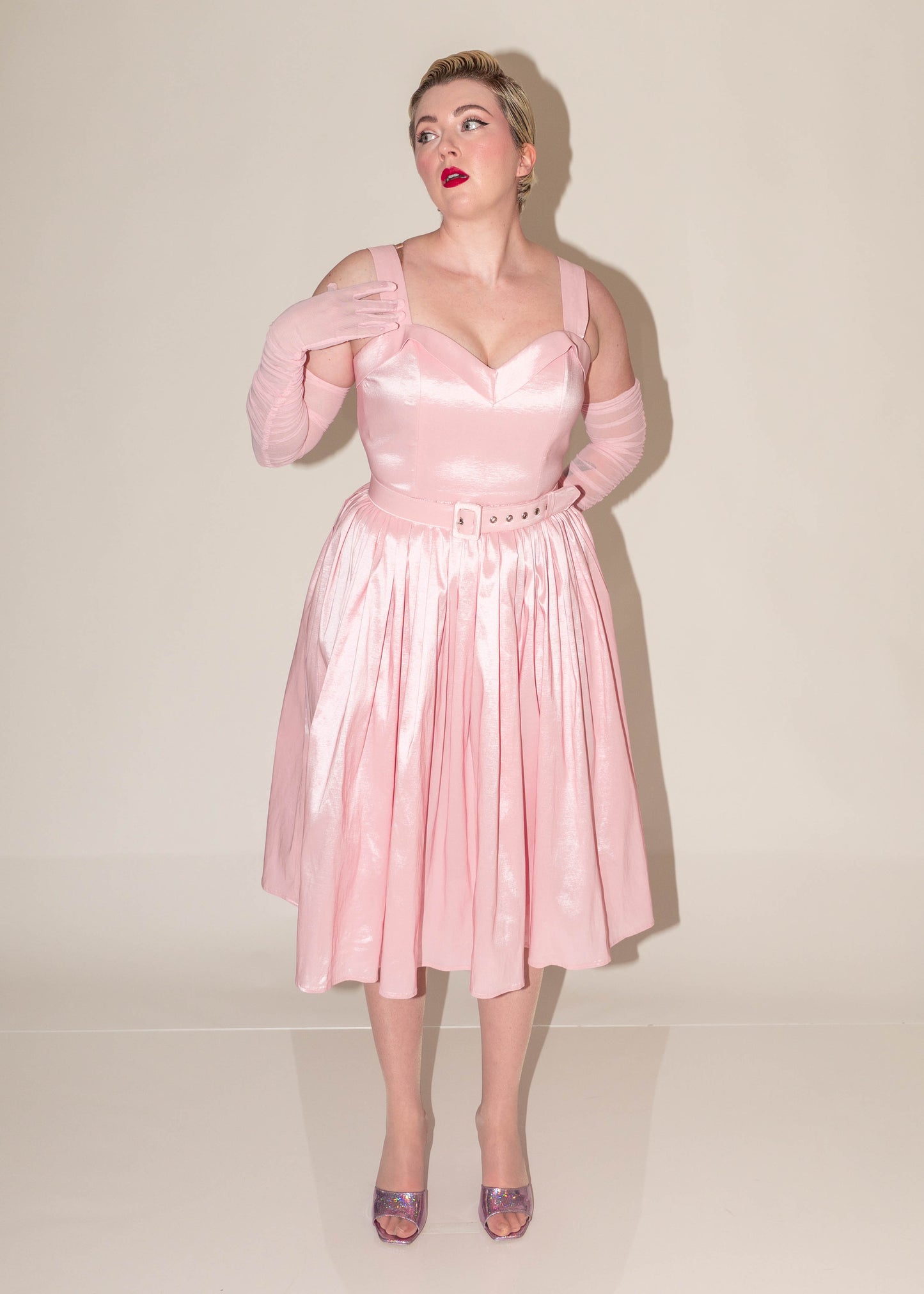 Valentina Dress Baby Pink + Custom Colors