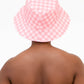 Bucket Hat - Pink Gingham Print
