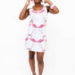 Scuba Knit Shift Dress - Let's Flamingle Flamingos Print