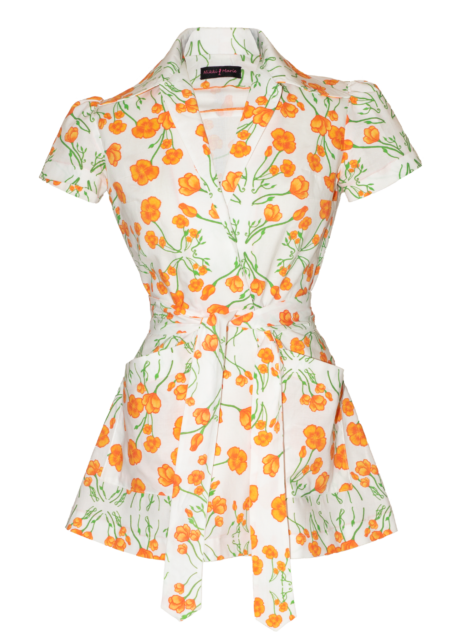 The Mad California Poppies Playsuit