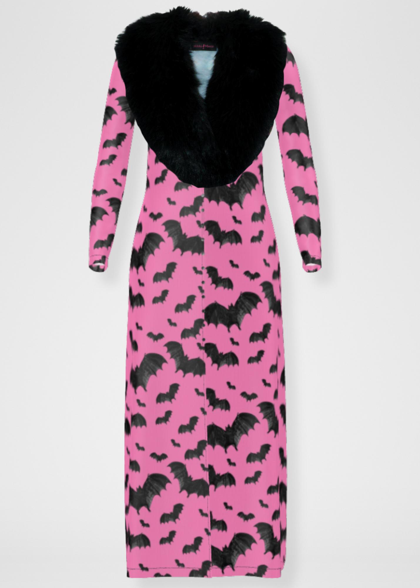 Bats Duster Cardigan - Pink