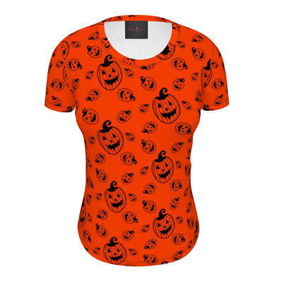 Pumpkin Queen Print Short Sleeve Tee