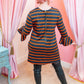 The Knit Shift Dress - Neon Orange Ric Rac