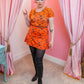 Scuba Mini Skirt - Pumpkin Queen Print