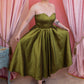 Agatha Dress Olive Green + Custom Colors