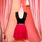 The cocktail hour dress Hot Pink & Black Sample Small/Medium